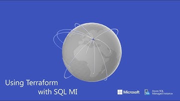 Azure SQL MI session - Terraform on SQL MI
