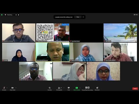 How to combine a dynamic QR code into your webcam feed for Zoom or Teams session.