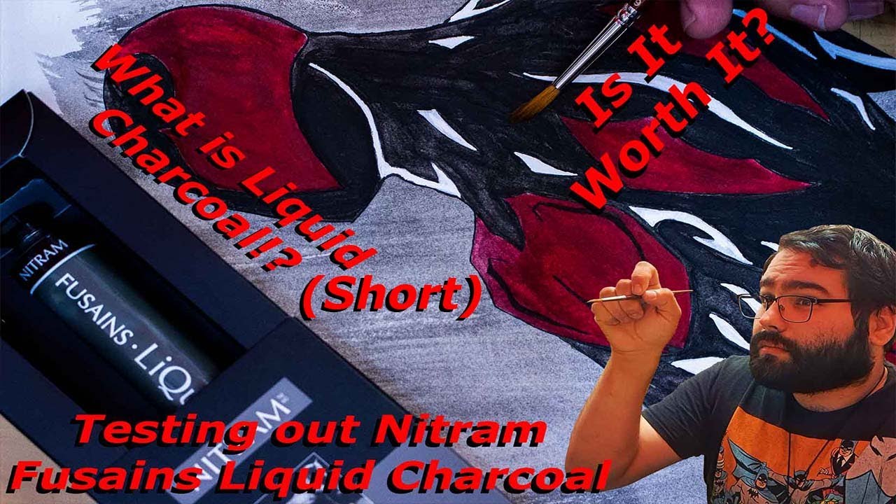 What is Liquid Charcoal! Testing out Nitram Fusains Liquid Charcoal (Short)