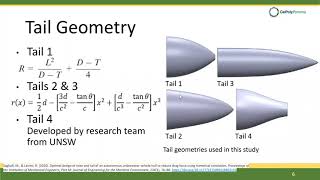 Group 6 Optimal design of nose and tail of AUV hull to reduce drag force using numerical simulation