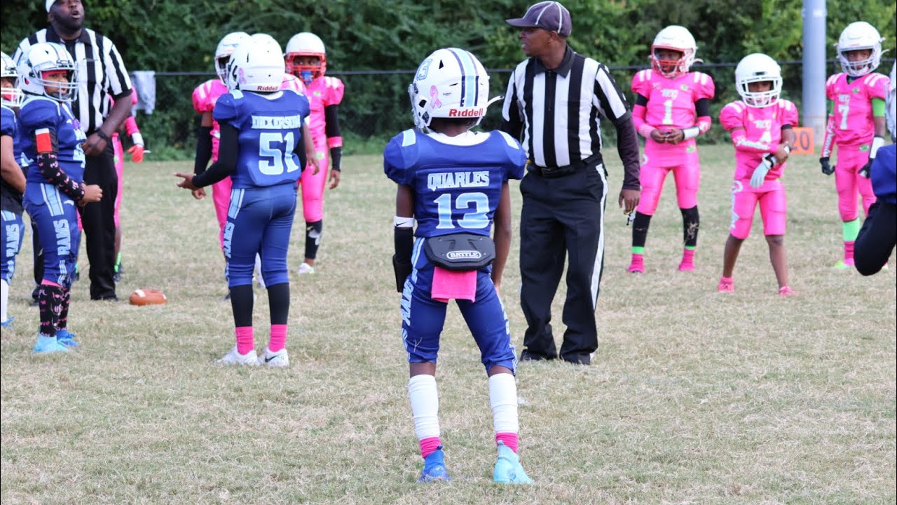 NC Youth Football (9U) Revenge Game! Carolina Rams Vs. NC Giants