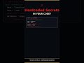 Node.js Environment Variables Never Hardcode Secrets