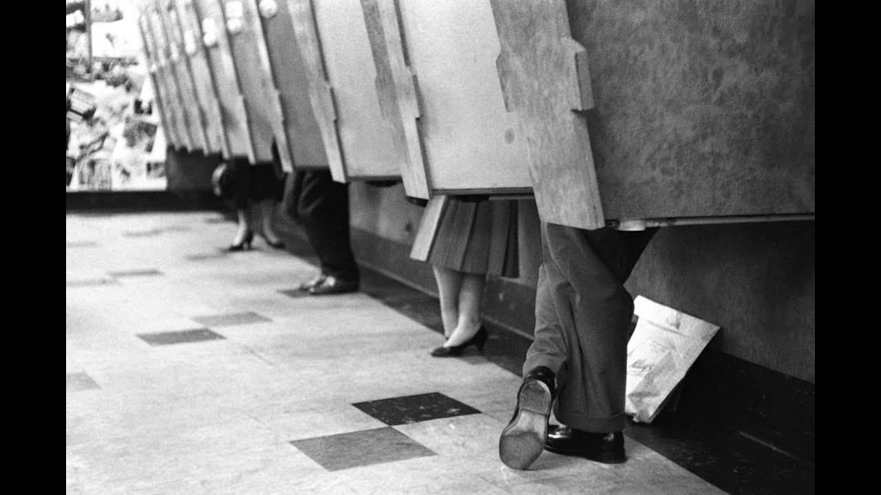 Vinyl listening booths to discover new music, 1950s YouTube