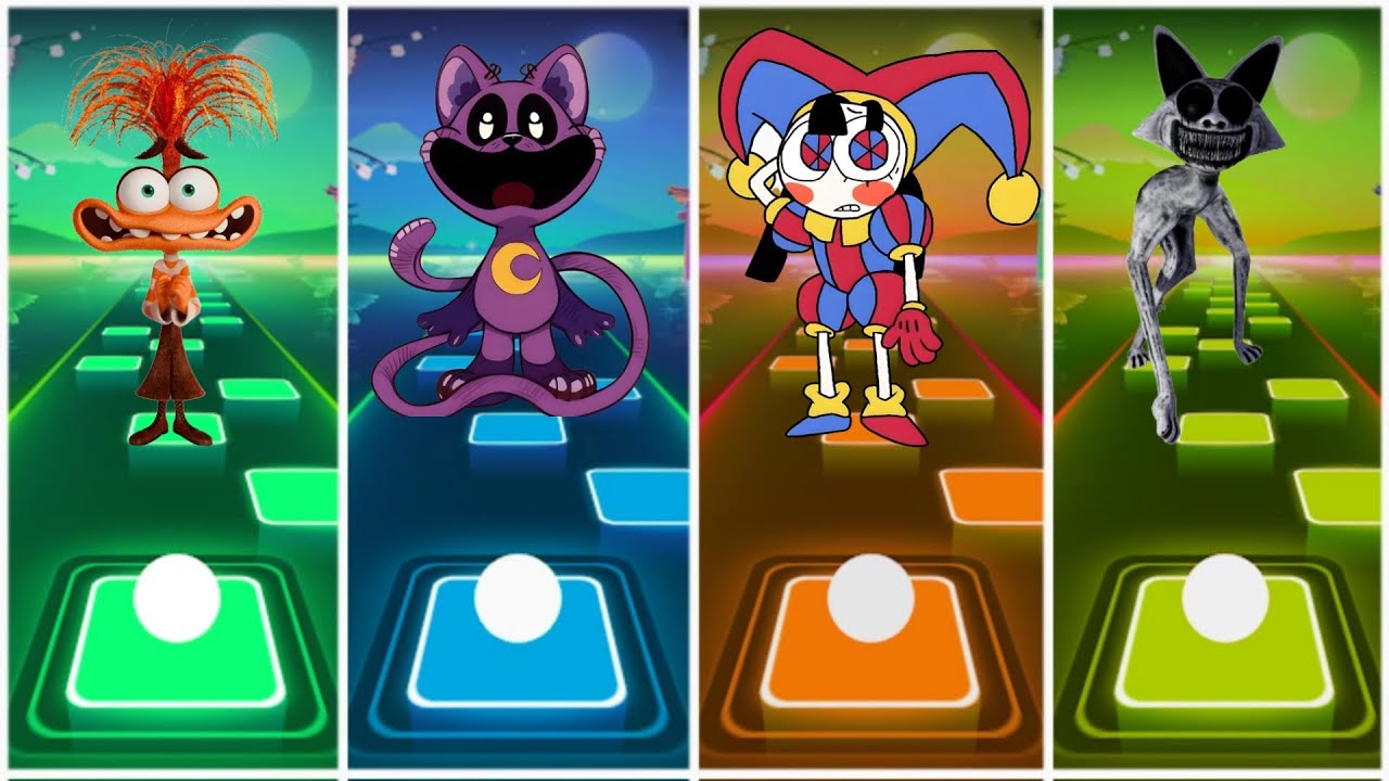Anxiety_Ketun_Animation 🆚 Smiling_Critters 🆚 The_Amazing_Digital 🆚 ...