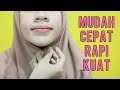 CARA MUDAH MENGGUNAKAN JARUM PENTUL TIDAK MERUSAK HIJAB