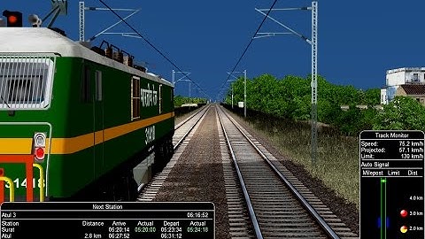 Early Morning duty Play In Open Rail Route Western Bay 2016 Part 01 || IR In MSTS Open Rail