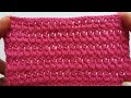 Puntos Tejidos a Crochet Súper Fácil(Tutorial)Muestra#50 Para Cualquier Proyecto Que Gusten Realizar