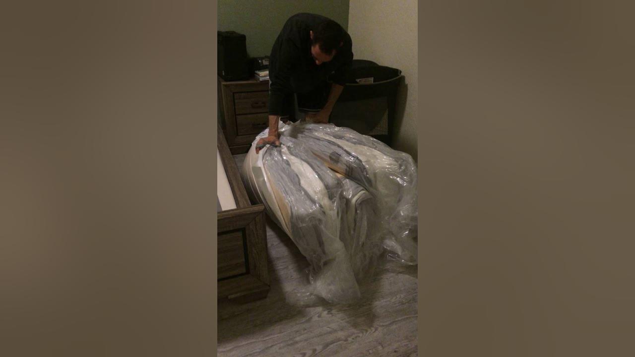 Novaform King Memory Foam Mattress Set Up YouTube