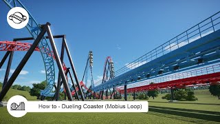 How to - Dueling Coaster (Mobius Loop) - Planet Coaster