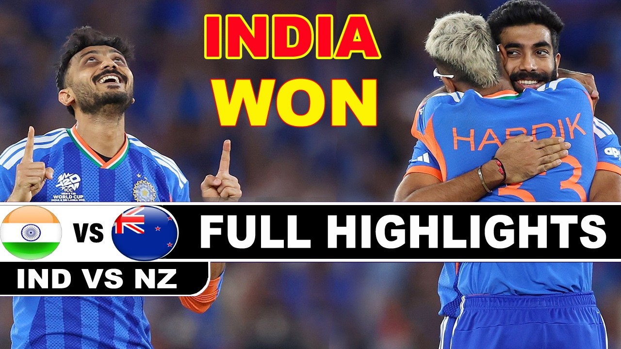 INDIA VS NEW ZEALAND ICC T20 WORLD CUP FINAL 2026 MATCH HIGHLIGHTS | IND VS ENG  WC FINAL HIGHLIGHTS