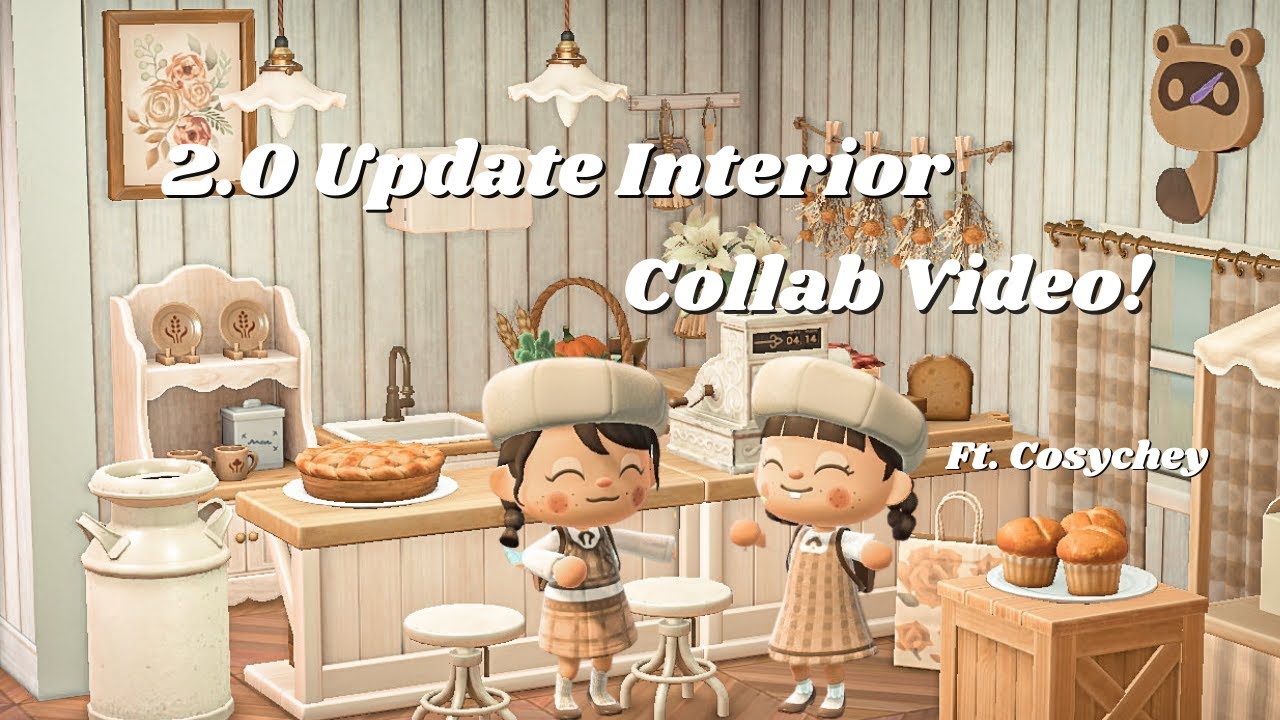 Cottage Bakery Interior using update items + Collab Animal Crossing