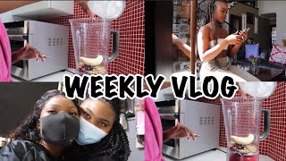 WEEKLY VLOG: MANICURES, BRAIDS, MINI MUKBANG, TAKING IG PICTURES etc. | South African YouTuber