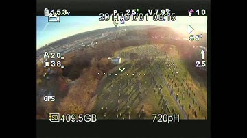 DJI F450 FPV Cemetery Flight With Killer Ending