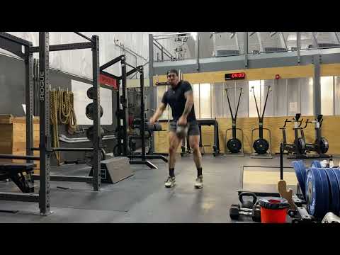 Single Arm Kettlebell Split Snatch