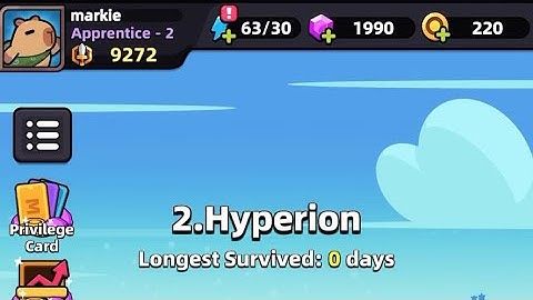 Capybara GO! First Try Running Chapter 2!? How long until F2P can’t keep up?