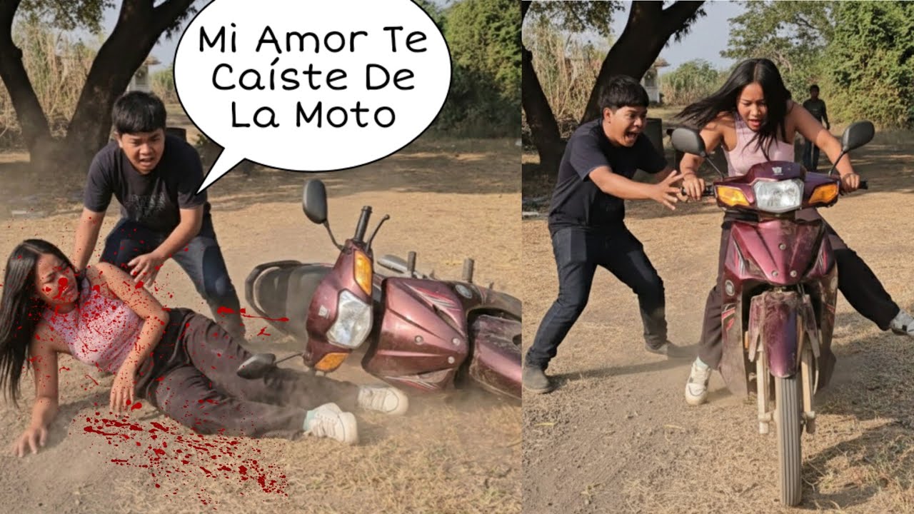 Dios Mio Mira Lo Que Le Pasó A MELI😭 Por Aprender A Manejar Moto 