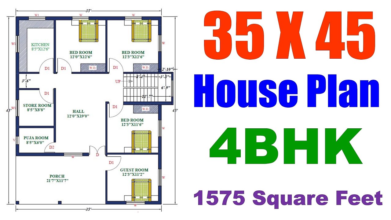 35 X 45 Feet House Plan 35 X 45 Ghar Ka 35-x-45-feet-house-plan-35-x-45-ghar-ka