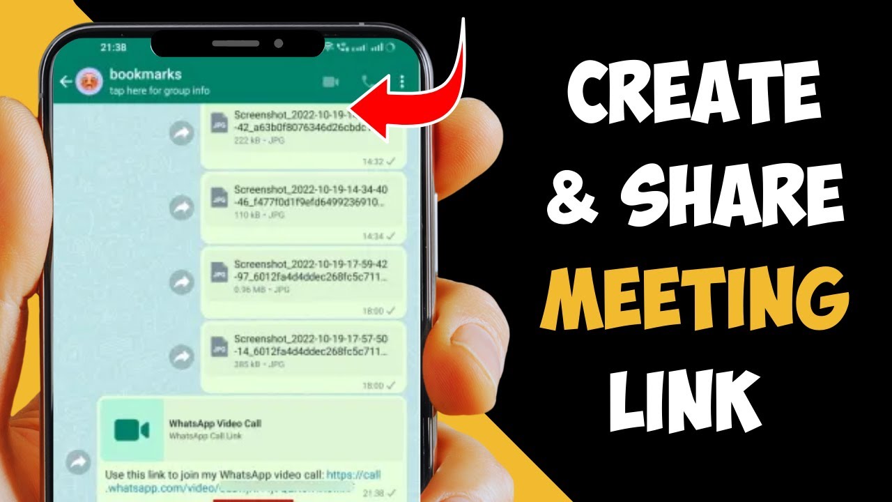 How to Create And Share Meeting Link on WhatsApp - YouTube