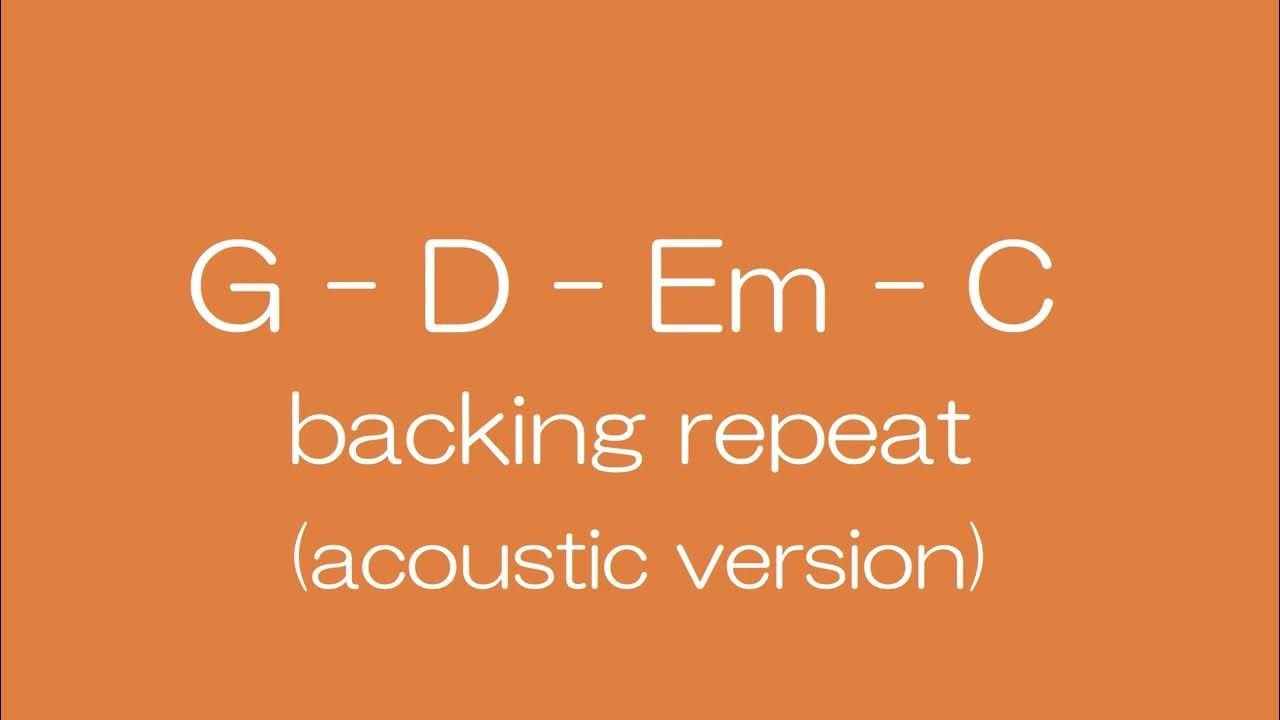 GDEmC backing track repeat key=G YouTube
