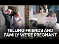 SURPRISING FRIENDS AND FAMILY // Pregnancy announcement COVID style