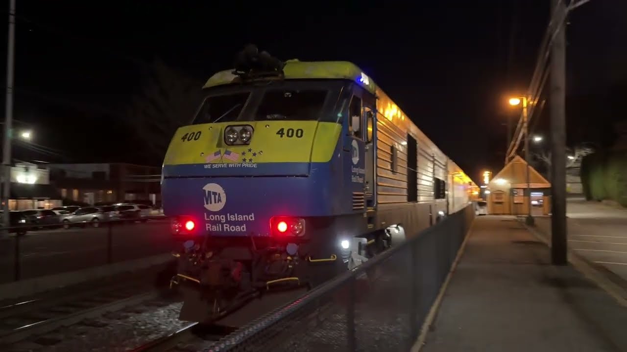 LIRR Railfanning evening rush trains at Sea Cliff and Glen Head featuring 