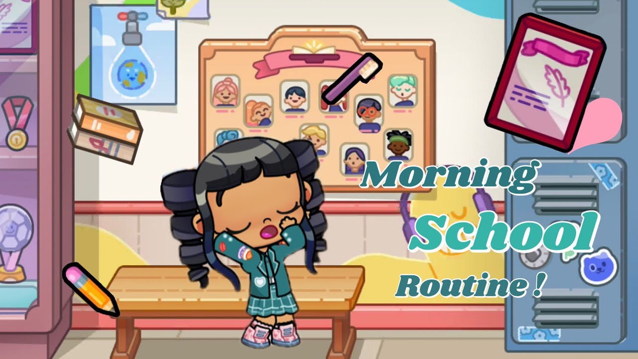My Morning School Routine In Avatar World! - YouTube