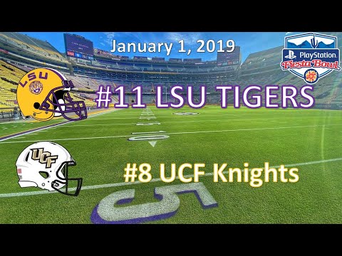 January 1, 2019 - Fiesta Bowl - #11 LSU vs #8 UCF