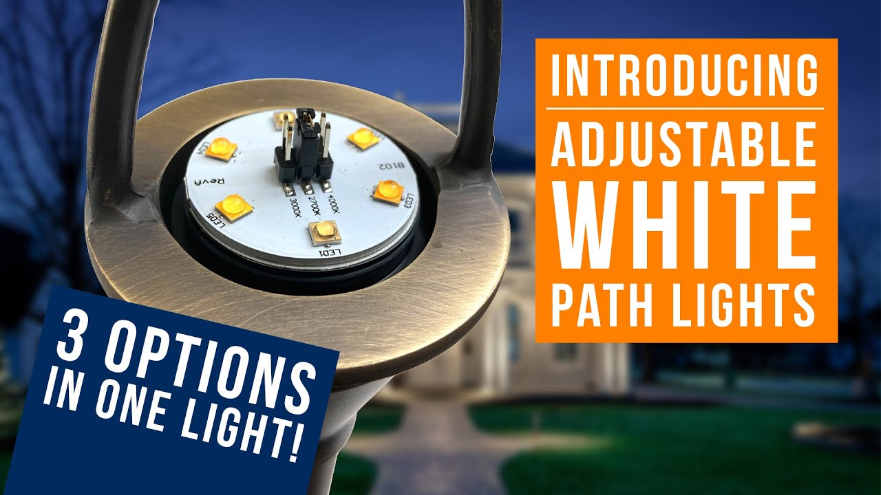 Introducing Adjustable White Path Lights | Haven Lighting - YouTube