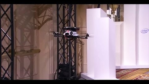 Intel shows drones that sense and avoid obstacles
