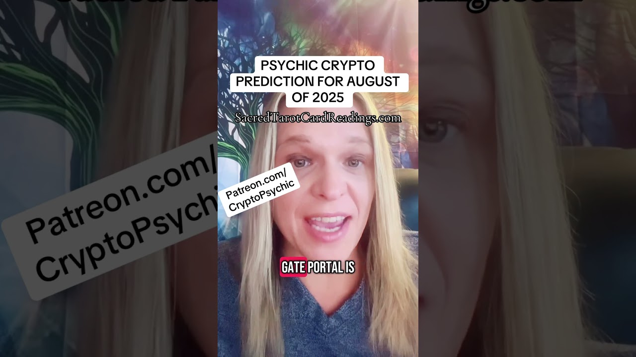 Psychic crypto prediction for the crypto market in August of 2025 
