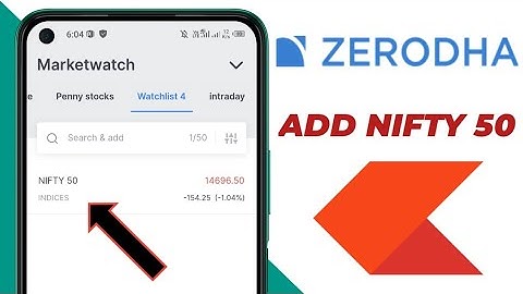 How To Add Nifty 50 In Zerodha Kite - how to add contract in zerodha