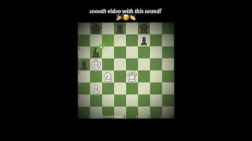 Thumbnail of The 1000th video with this sound 🥳🎉. Thanks #mikhailtal for inspiring this!