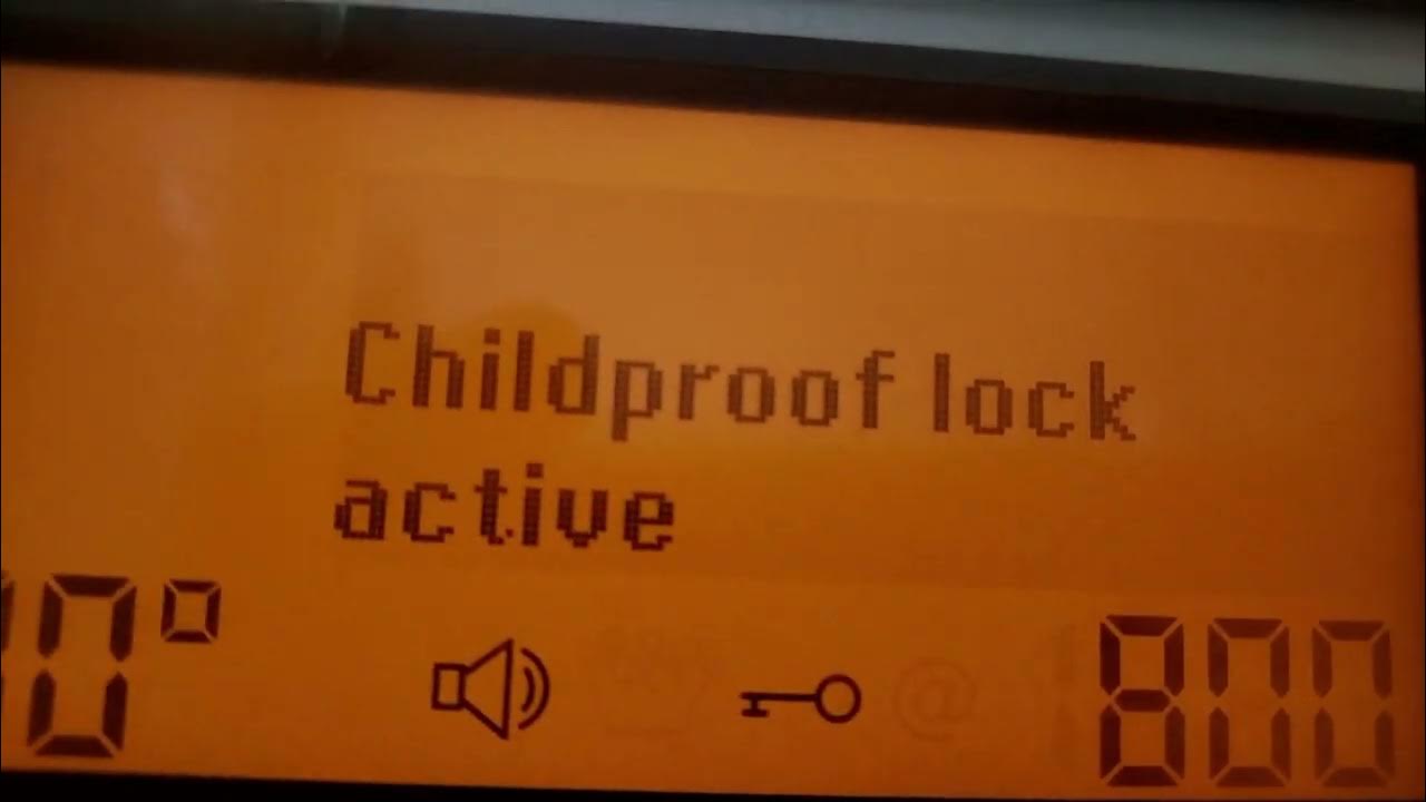 HOW TO PUT ON AND PUT OFF THE CHILD PROOF LOCK OF Siemens S 1674 YouTube