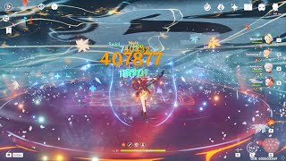 C0 Yoimiya Deals 400K Damage With R5 Rust