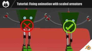 Tutorial: Fixing animation with scaled armature