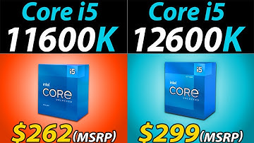 i5-11600K vs. i5-12600K (DDR4 vs. DDR5) | How Much Performance Improvement?
