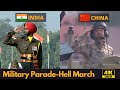 Hell March مسيرة الجحيم عرض عسكري للصين 2019 والهند في شاشة واحدة 4K UHD 