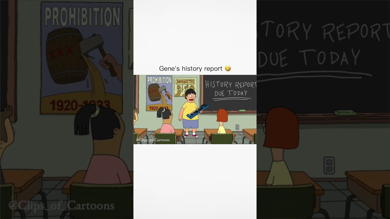 Gene's history report is wild Bob's Burgers
