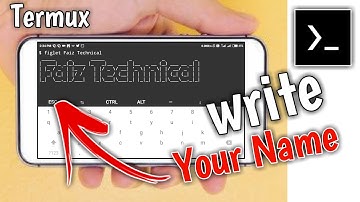 How to write name in termux | How to add your name in termux terminal header