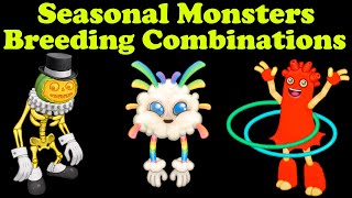 All Seasonal Monsters - Breeding Combinations (My Singing Monsters) 4k