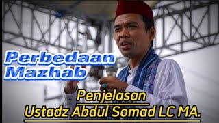 Perbedaan mazhab penjelasan UAS [Ustad Abdul Somad LC MA]