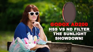 Godox AD 200 HSS vs ND with large light modifier. Profile