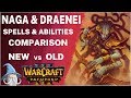 Naga and Draenei Spells and Abilities Comparison (Reforged vs Classic) | Warcraft 3 Reforged Beta