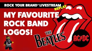 My favourite rock band logos - What's yours? 🎶 The Rock Your Brand Weekly Live Stream Replay🤘 by Rock Your Brand® 478 views 3 years ago 1 hour, 11 minutes