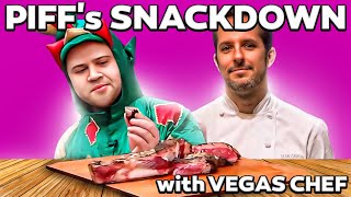 Piff the Magic Dragon Tastes Magical Steak w/ Vegas Chef