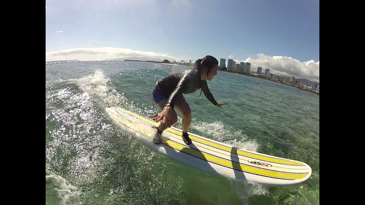 SURF LESSON HAWAII 682015 TAKA SURF HAWAII YouTube