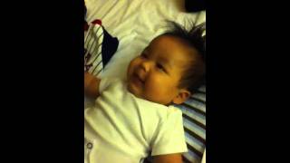 Giggling Bath time with daddy