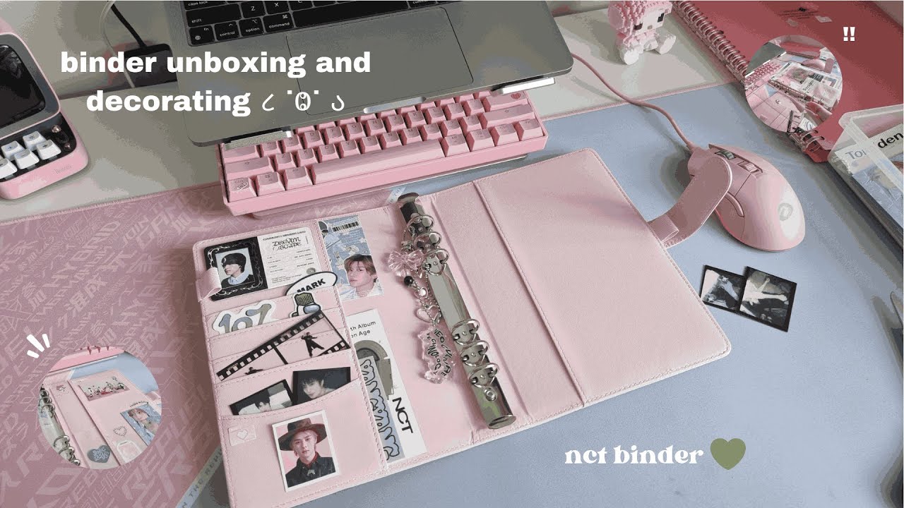 nctzen vlog | nct binder unboxing and decorating 💚