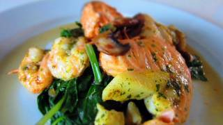 Grilled Fish + Sauté Spinach: Easy Healthy Delicious Cooking