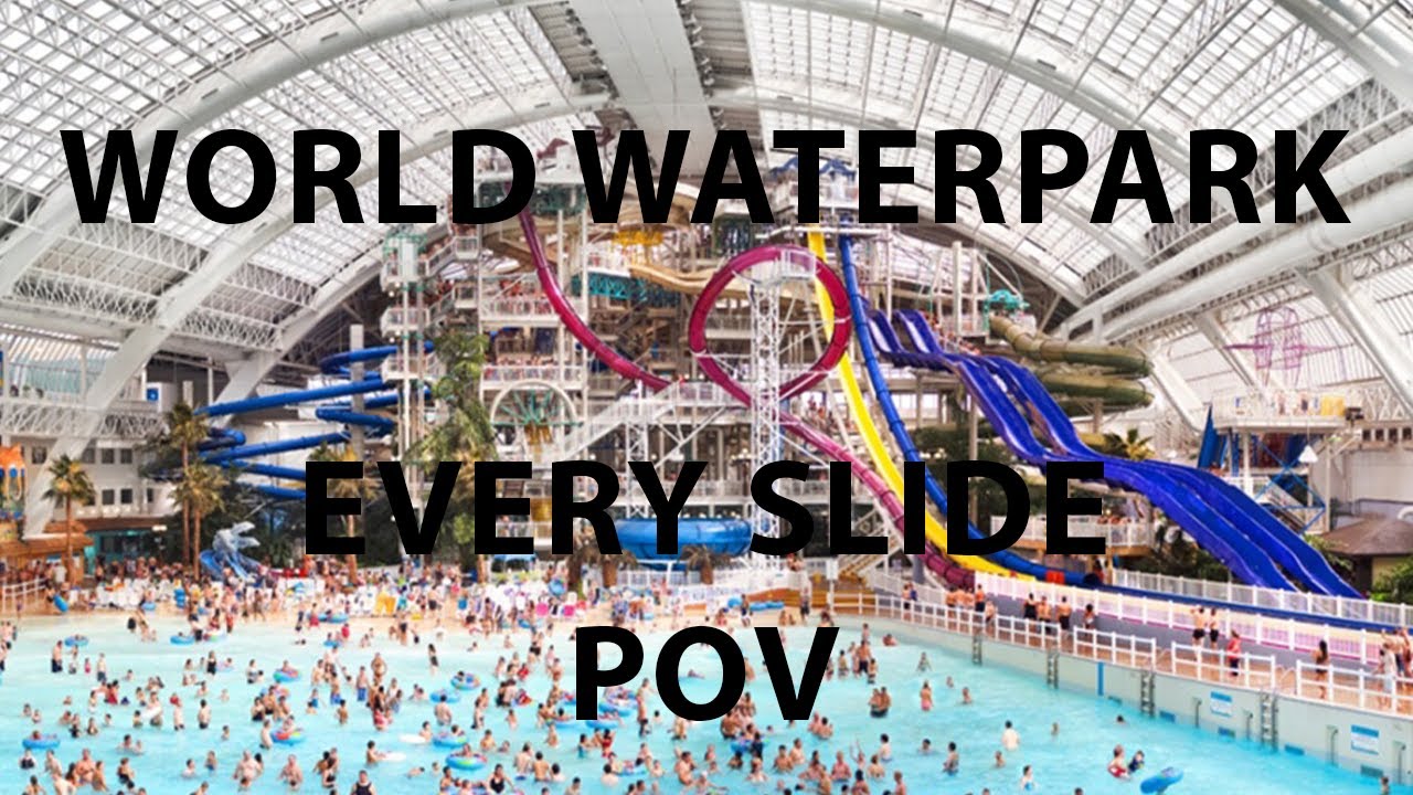 World Waterpark Every Waterslide Pov West Edmonton Mall Edmonton Alberta Youtube